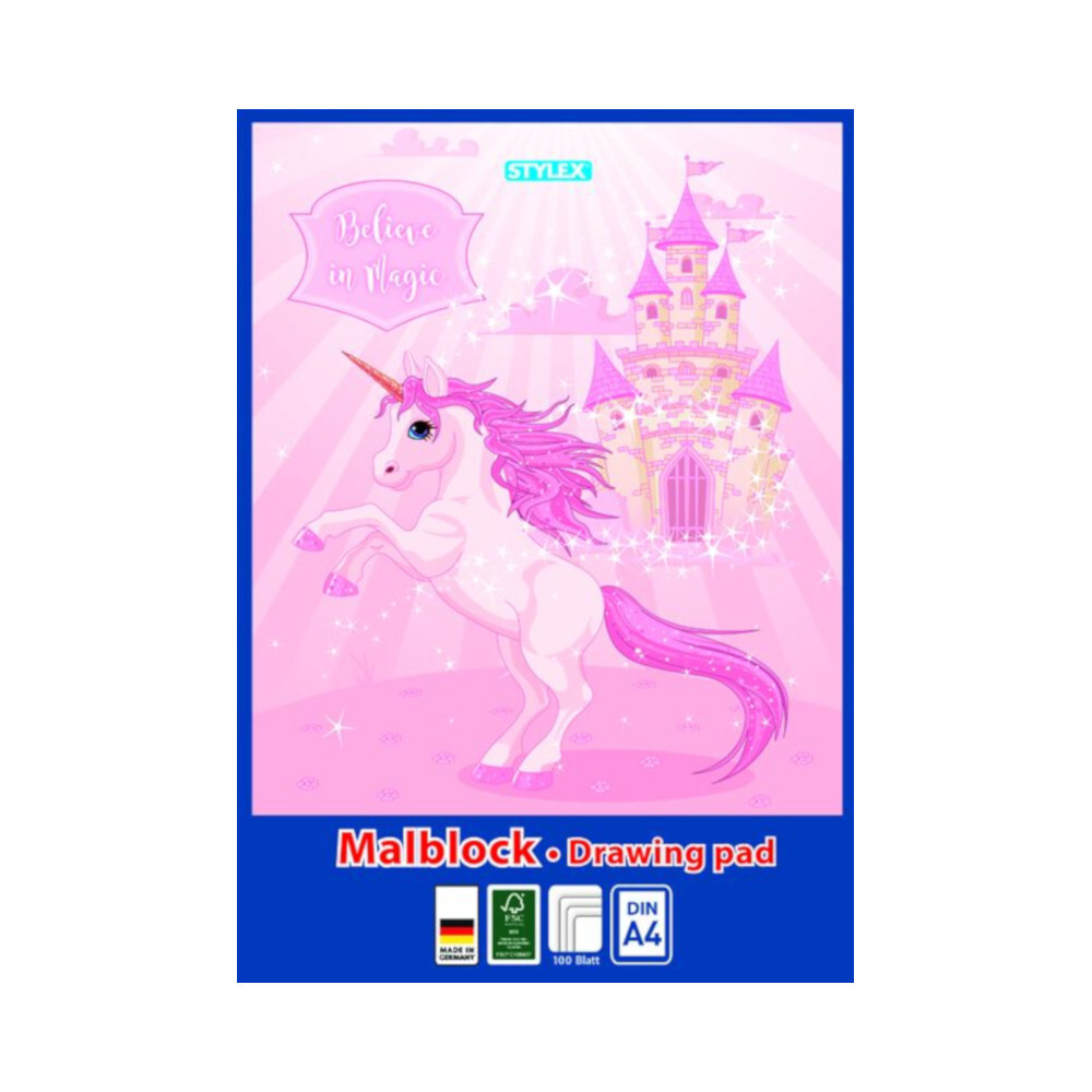 Malblock A4 100 Blatt holzfrei image number 1