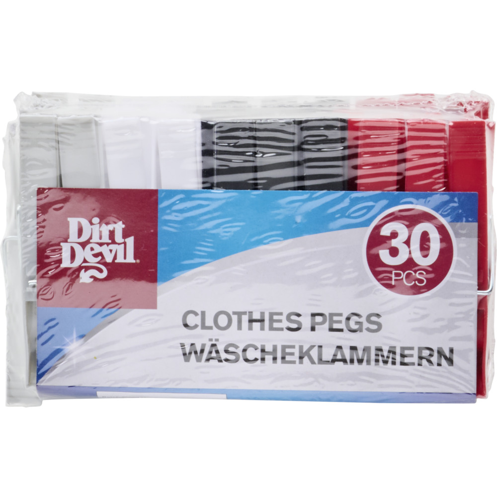 Dirt Devil W&auml;scheklammern Set 30 St&uuml;ck bunt image number 2