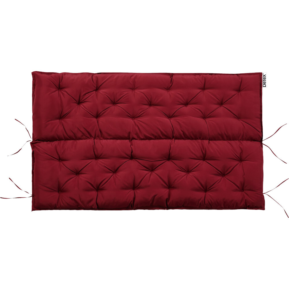 Hollywoodauflage 3 Sitzer 160x5x50 cm, in Burgund