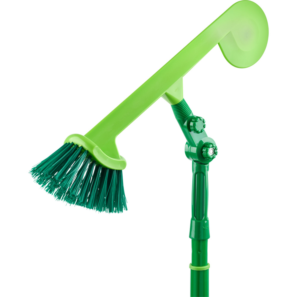 Dachrinnenreiniger teleskopierbar von 129 bis 240 cm aus Kunststoff in Gr&uuml;n