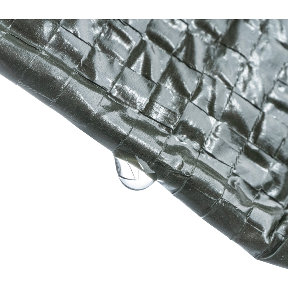 Abdeckplane 1,5 x 5 m 90 g/m&sup2; aus B&auml;ndchengewebe in gr&uuml;n image number 2