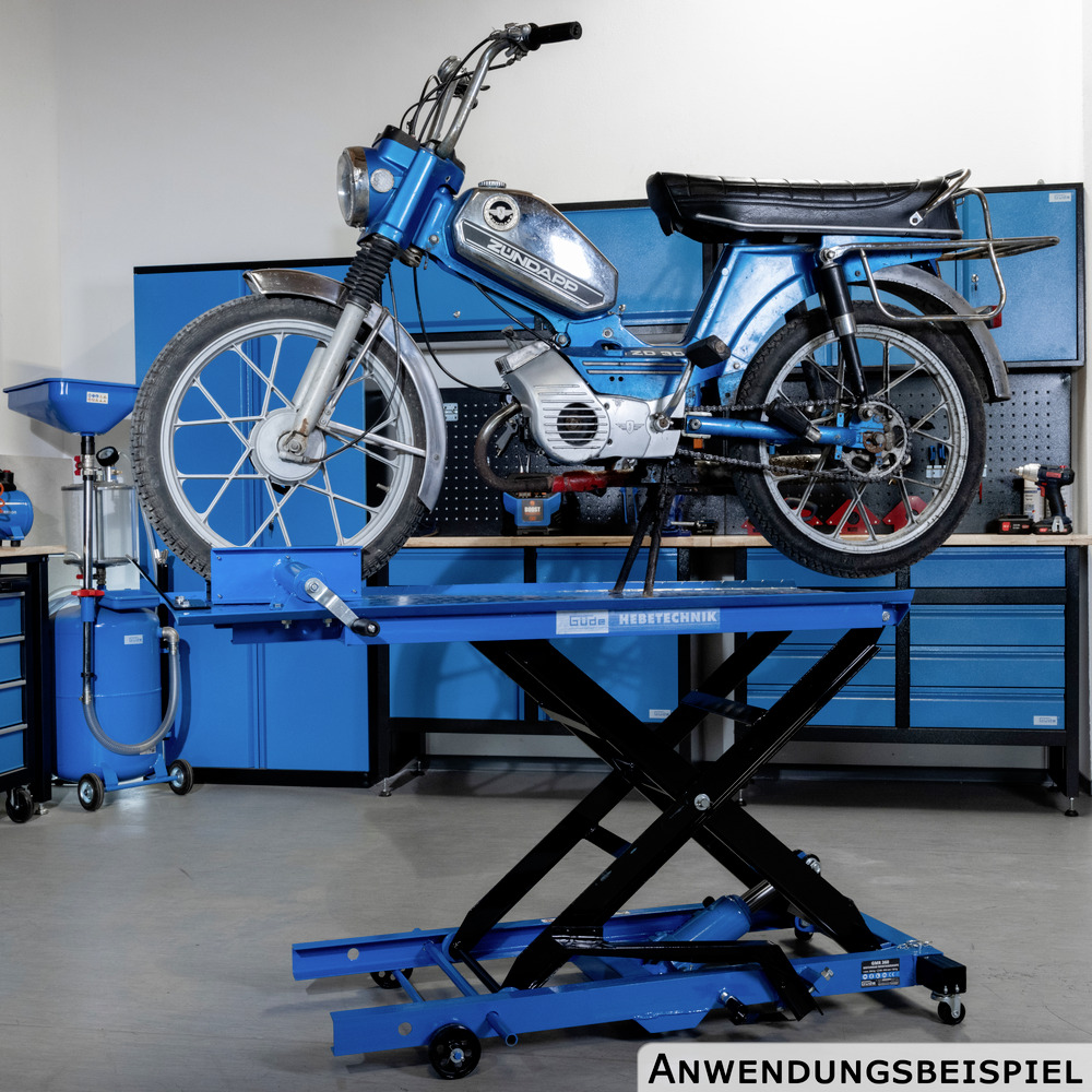 G&uuml;de&reg; Motorrad Hebeb&uuml;hne GMR360 f&uuml;r Motorr&auml;der bis 360 kg image number 3