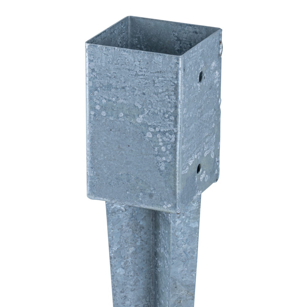 Einschlagbodenh&uuml;lse 91x91x750mm Stahl feuerverzinkt image number 1