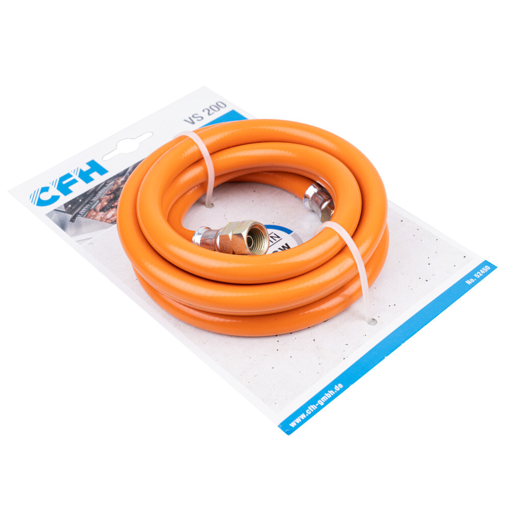 CFH Gasschlauch ND 2m 1/4" lks VS200 Camping image number 2