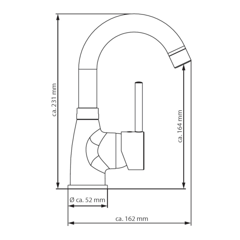 eisl Wachtischarmatur Futura verchromt Einhebelmischer image number 2