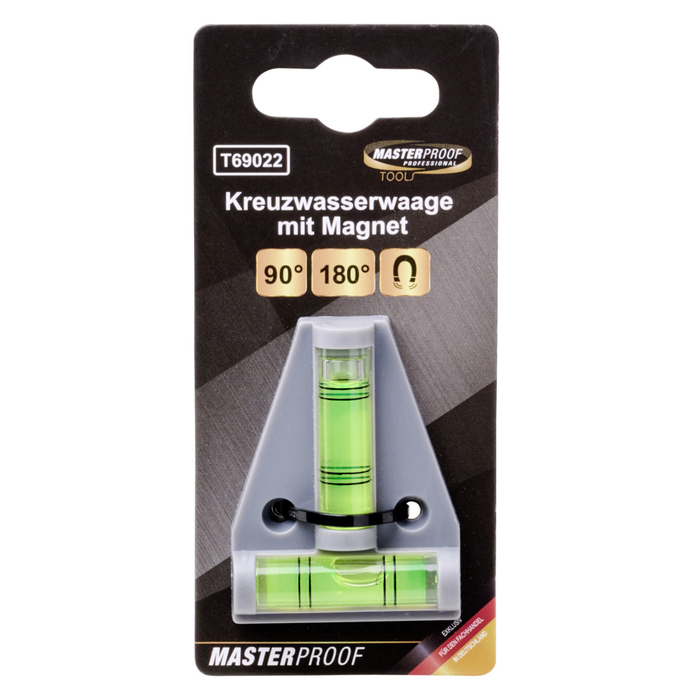 Kreuzwasserwaage mit Magnet image number 1