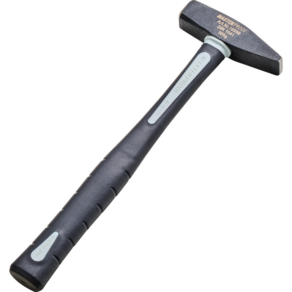 Schlosserhammer 500g mit Fiberglasgriff