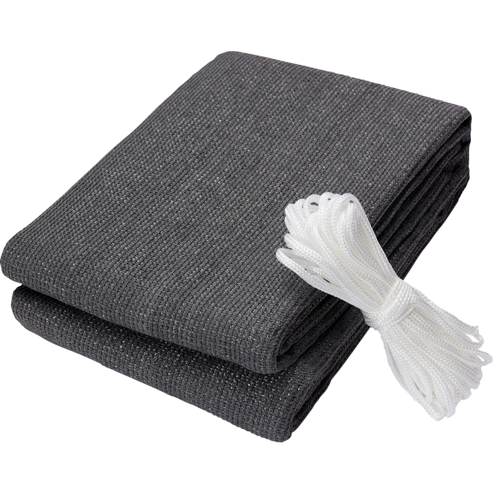 Balkonsichtschutz 90 x 500 cm dunkelgrau