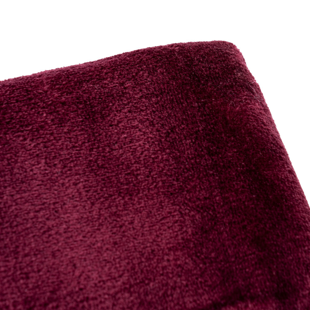 Kuscheldecke Flanell 150 x 200 cm aus Polyester in Bordeaux image number 1
