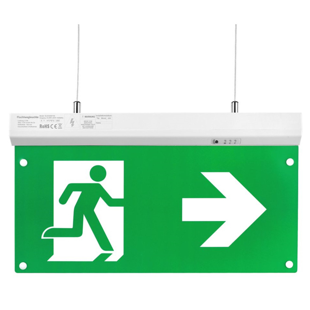 LED-Fluchtwegleuchte 4in1