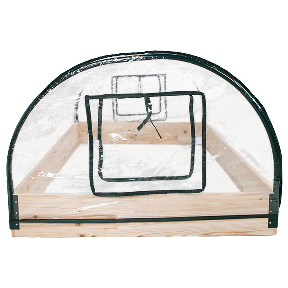 Pflanztunnel 120 x 80 x 50 cm mit stabilem Rahmen und Abdeckfolie image number 1