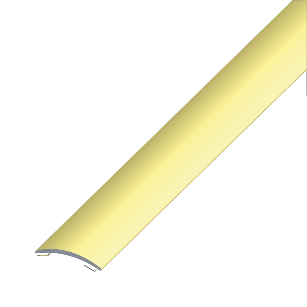 &Uuml;bergangsprofil gew&ouml;lbt 100 x 3 x 0,5 cm aus Aluminium