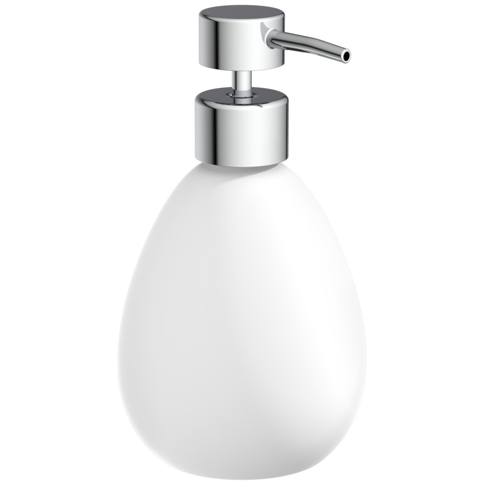 Seifenspender Wei&szlig; matt