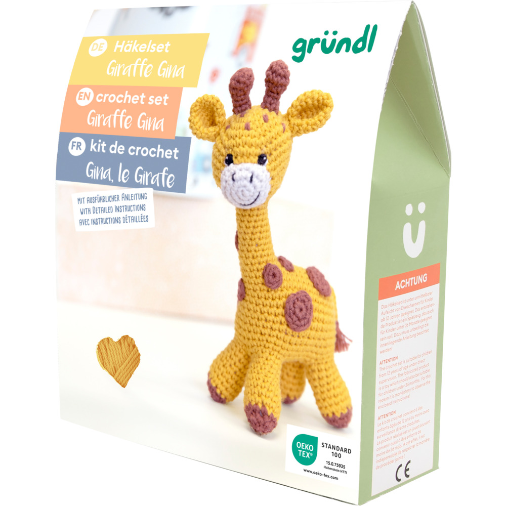 H&auml;keltier DIY-Set Giraffe Gina