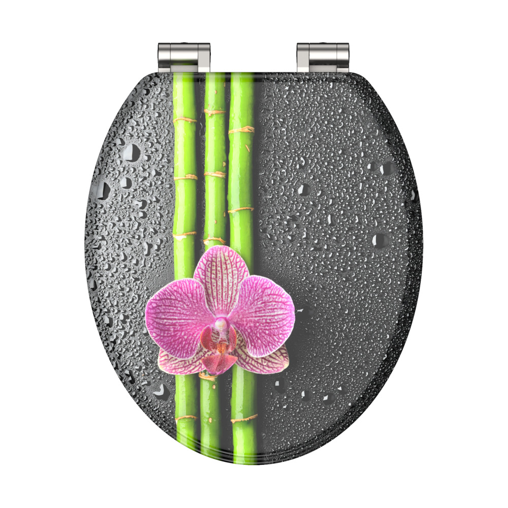 WC Sitz MDF Absenkautomatik Motiv Asia