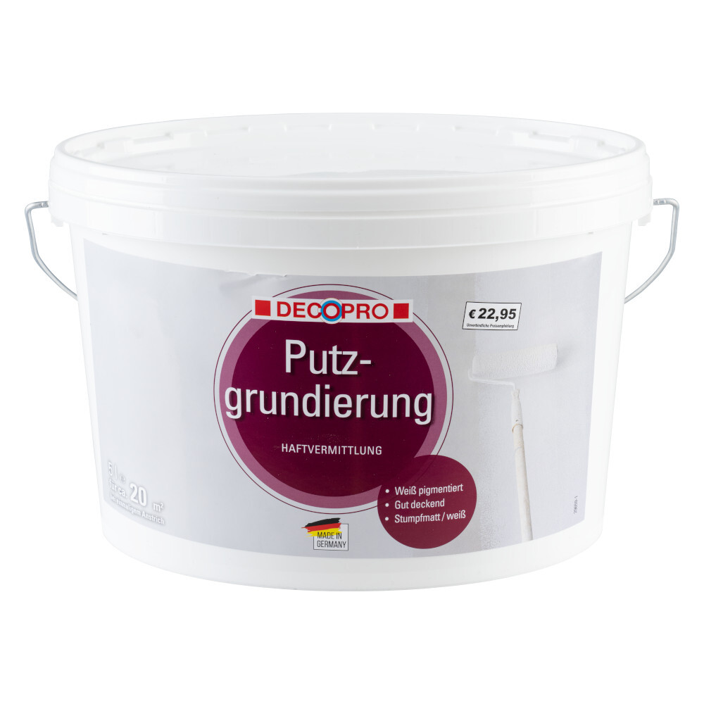 DECOPRO Putzgrundierung 5 Liter wei&szlig; matt