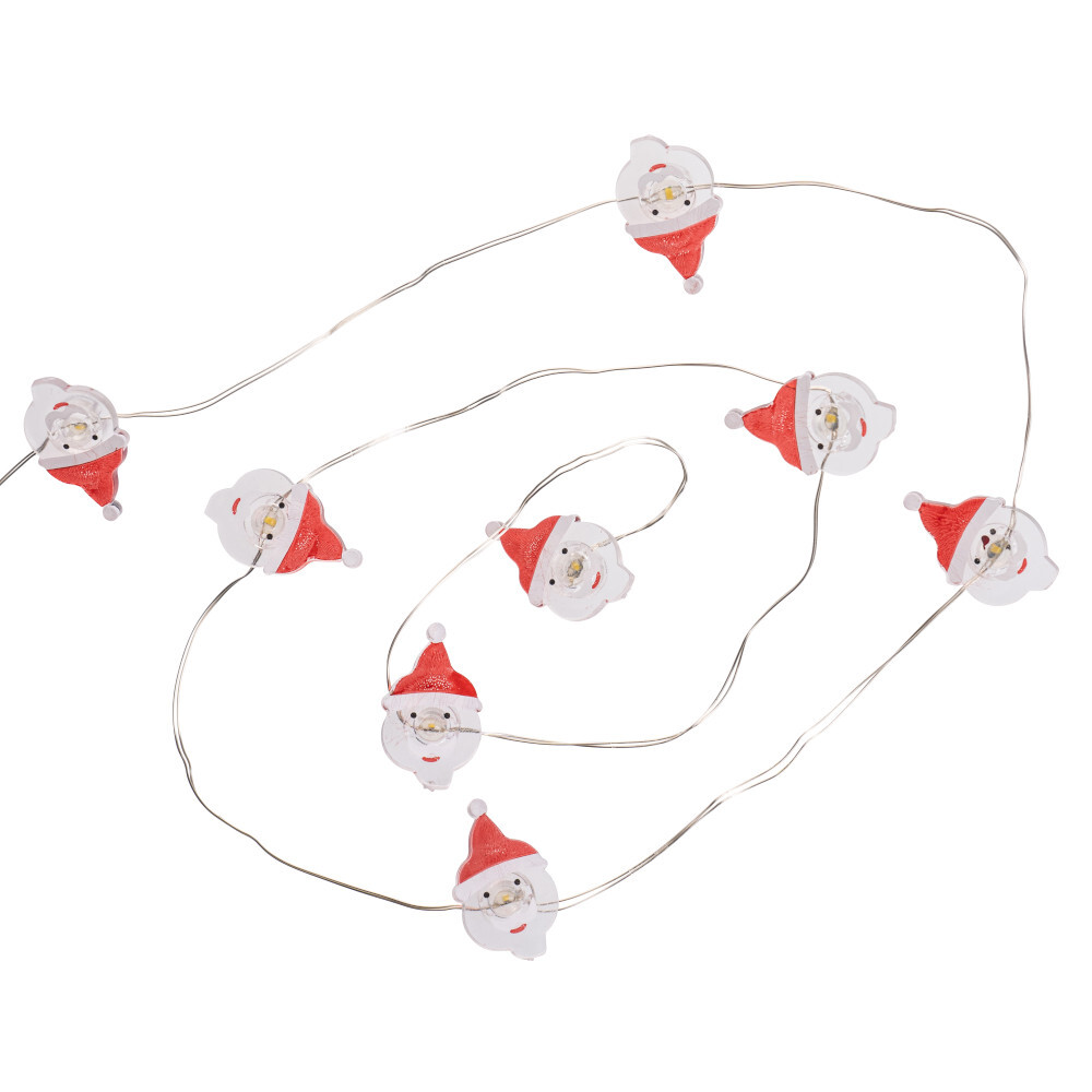 LED-Lichterkette 2,2 m mit Weihnachtsmann-Motiv und 20 LEDs image number 1