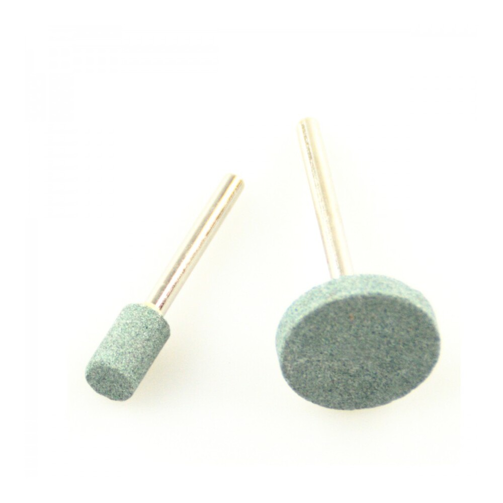 Schleifstein Set 2tlg. &Oslash;3,17mm Aufnahme Silizium Schleifstifte Minischleifer