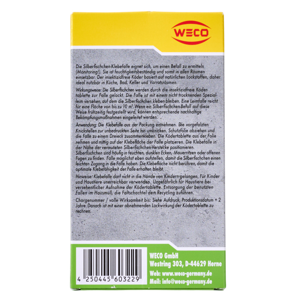 Silberfischchen-Klebefalle 3er Set image number 2