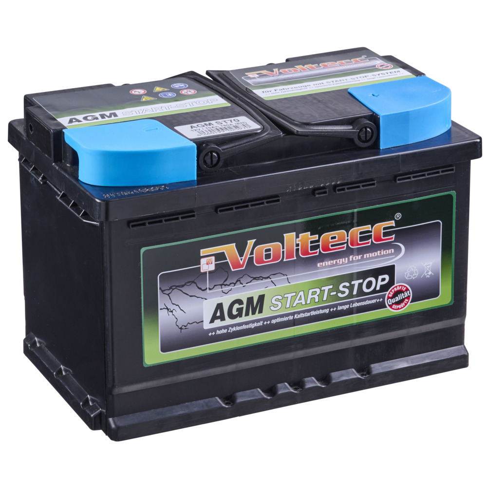 Start-Stop-AGM-Autobatterie 12 V mit 70 Ah