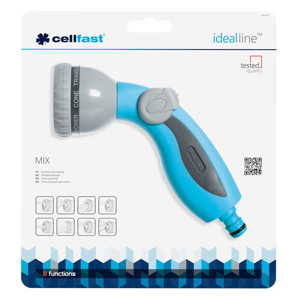 Cellfast Pistolenbrause MIX mit 8 Spr&uuml;hformen image number 2