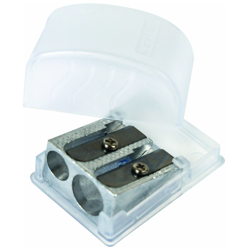 Doppelspitzer aus Metall mit transparentem Auffangbeh&auml;lter image number 2