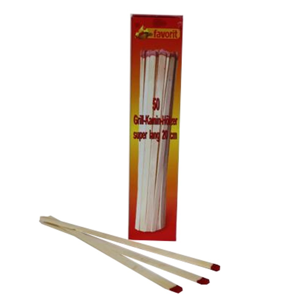 XXL-Kamin-Streichh&ouml;lzer 50 St&uuml;ck je 20 cm