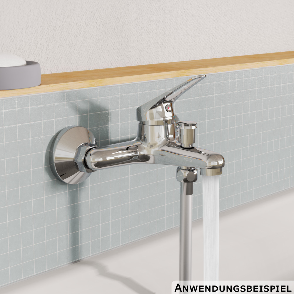 Einhebelmischer Wannenbrause Speed Armatur mit S-Anschl&uuml;sse image number 2