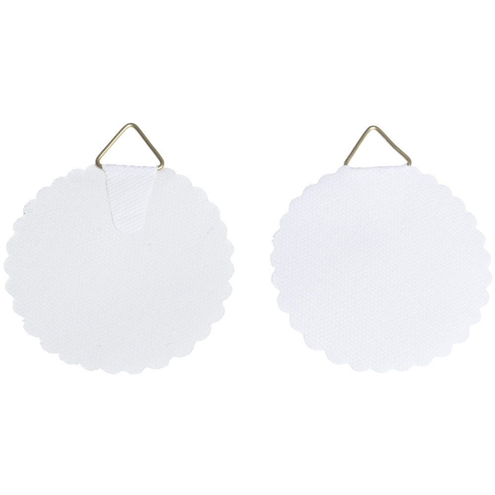 FISHBULL Klebe&ouml;sen 45mm in Wei&szlig;, 2 St&uuml;ck