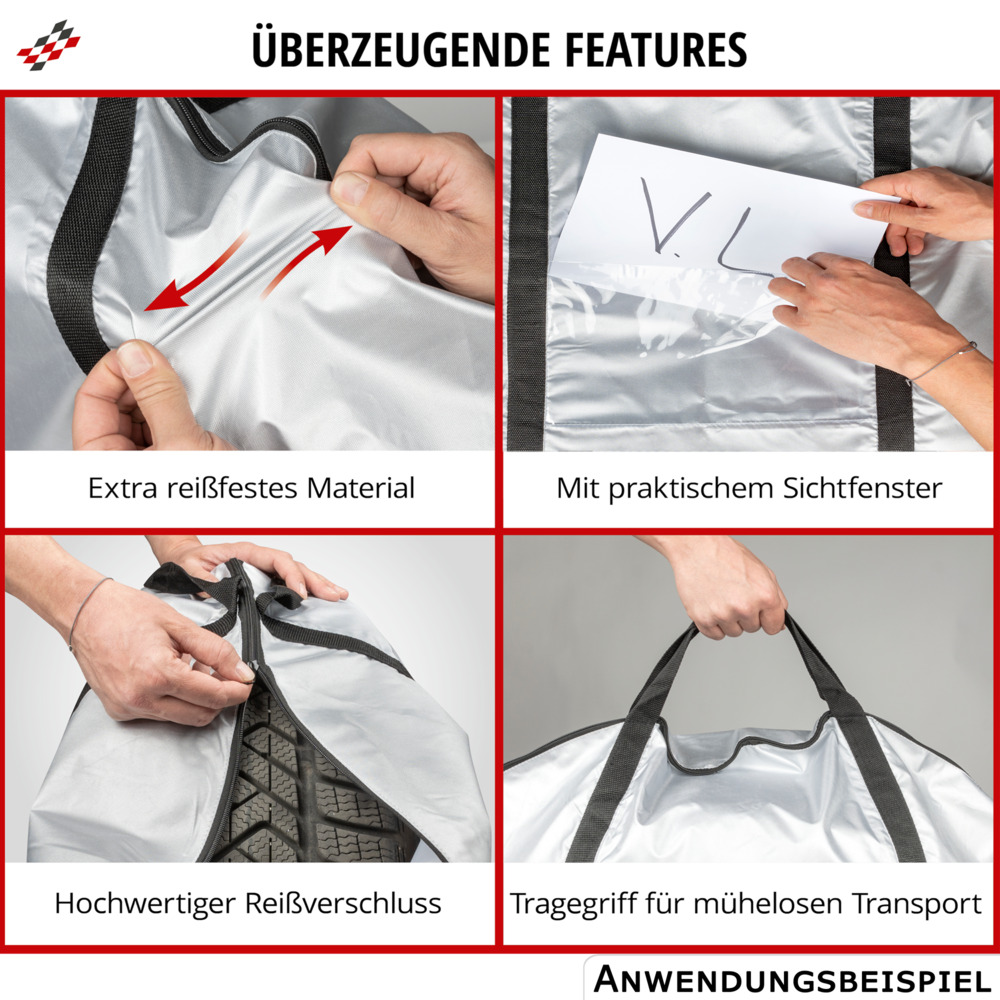 Reifenaufbewahrungstaschen-Set 15&ndash;16" image number 8