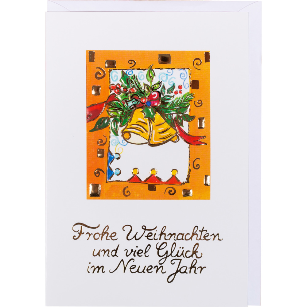 Weihnachtskarte aufklappbar mit Umschlag image number 1