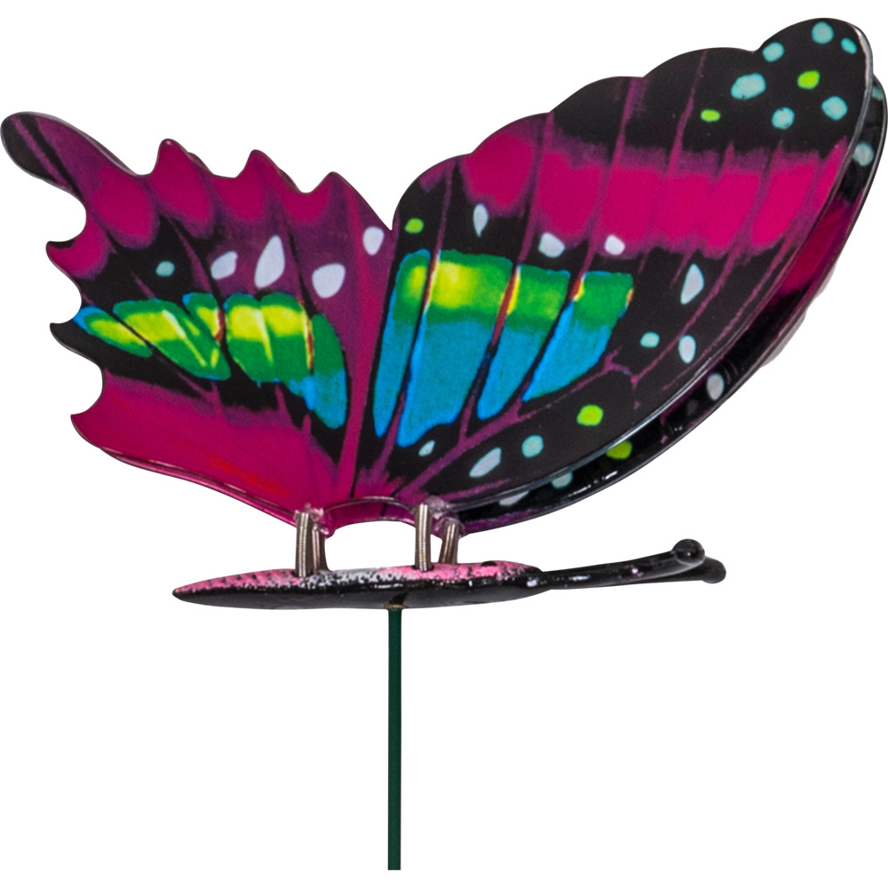Gartenstecker 60 cm mit Schmetterling Farbauswahl image number 4