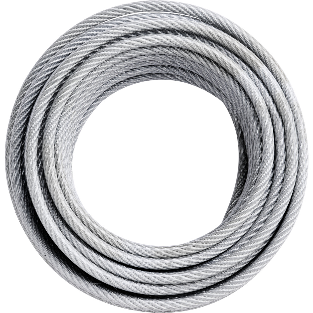 Stahlseil &Oslash; 5/6 mm 10 m verzinkt ummantelt