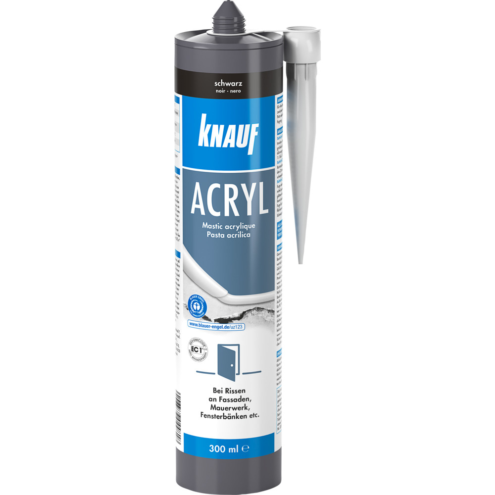 Knauf Acryl 300 ml schwarz