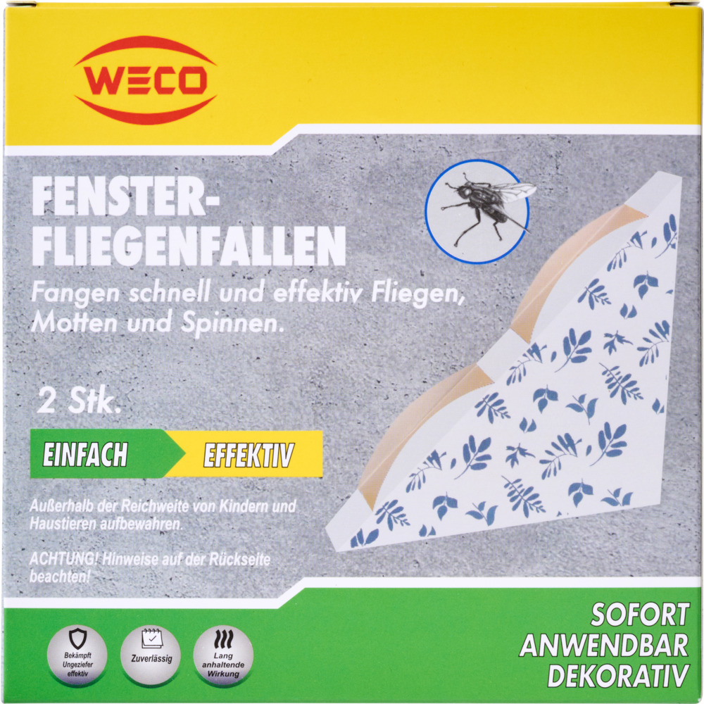 Fenstereck-Fliegenfalle 2er Set