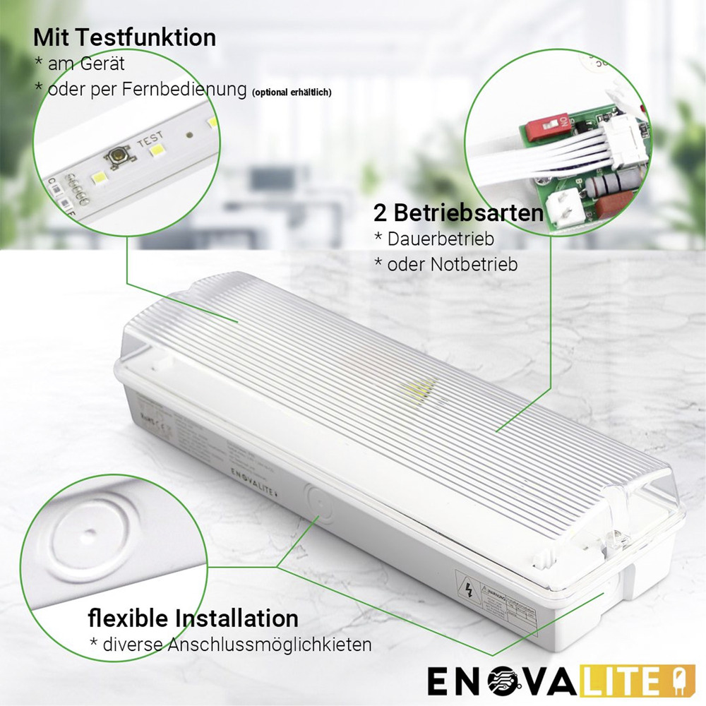 LED-Fluchtwegleuchte f&uuml;r die Wandmontage image number 9