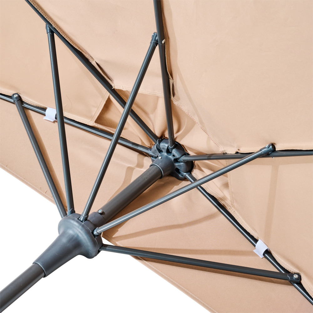 Balkon-Sonnenschirm halbrund 250 x 225 cm image number 3