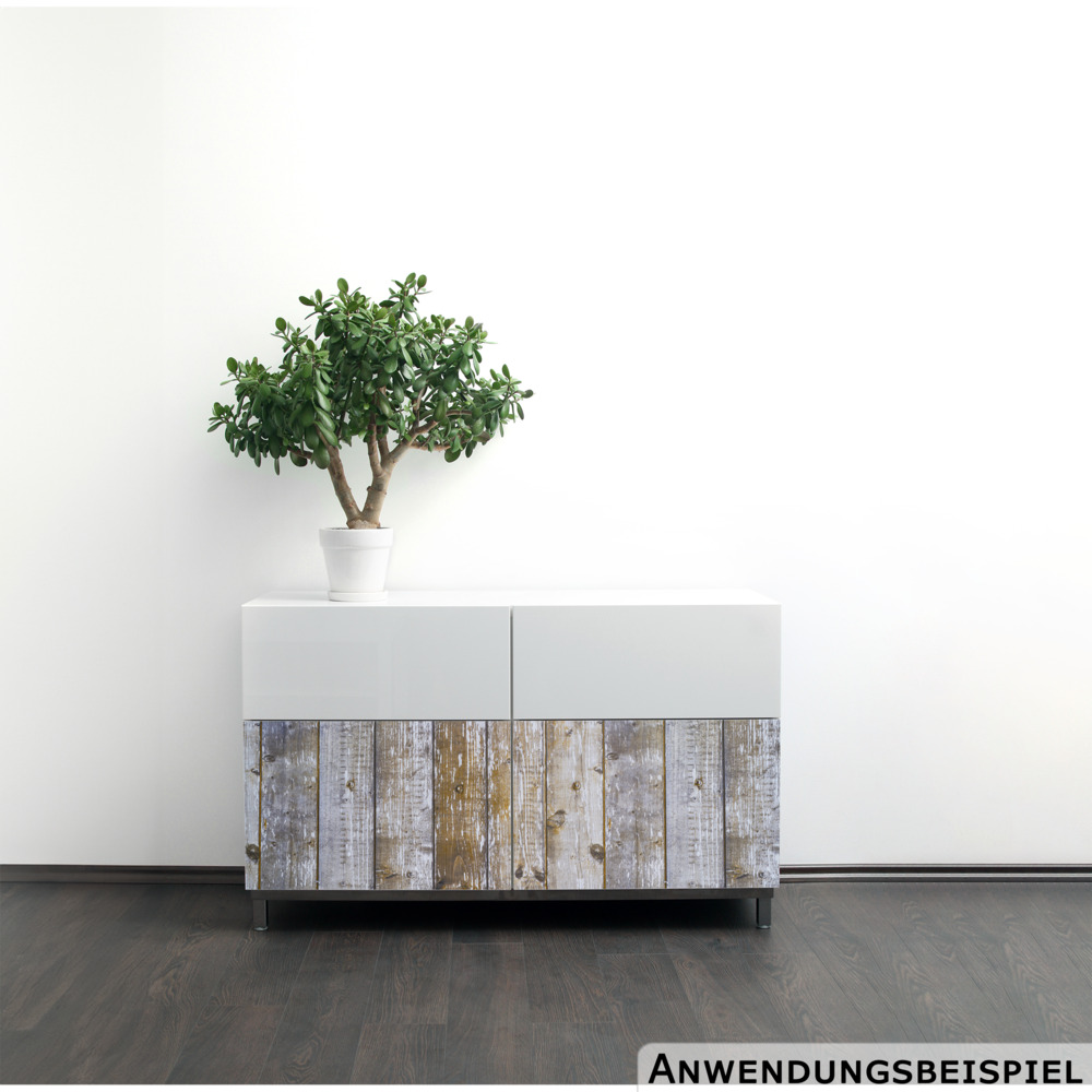 Klebefolie 200 x 45 cm mit Altholzmotiv image number 2