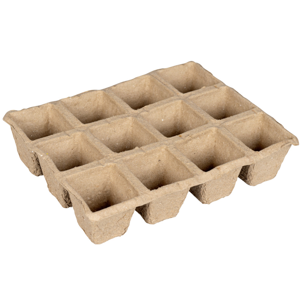 Anzuchtt&ouml;pfe 2 St&uuml;ck, mit je 12 F&auml;chern, Papier