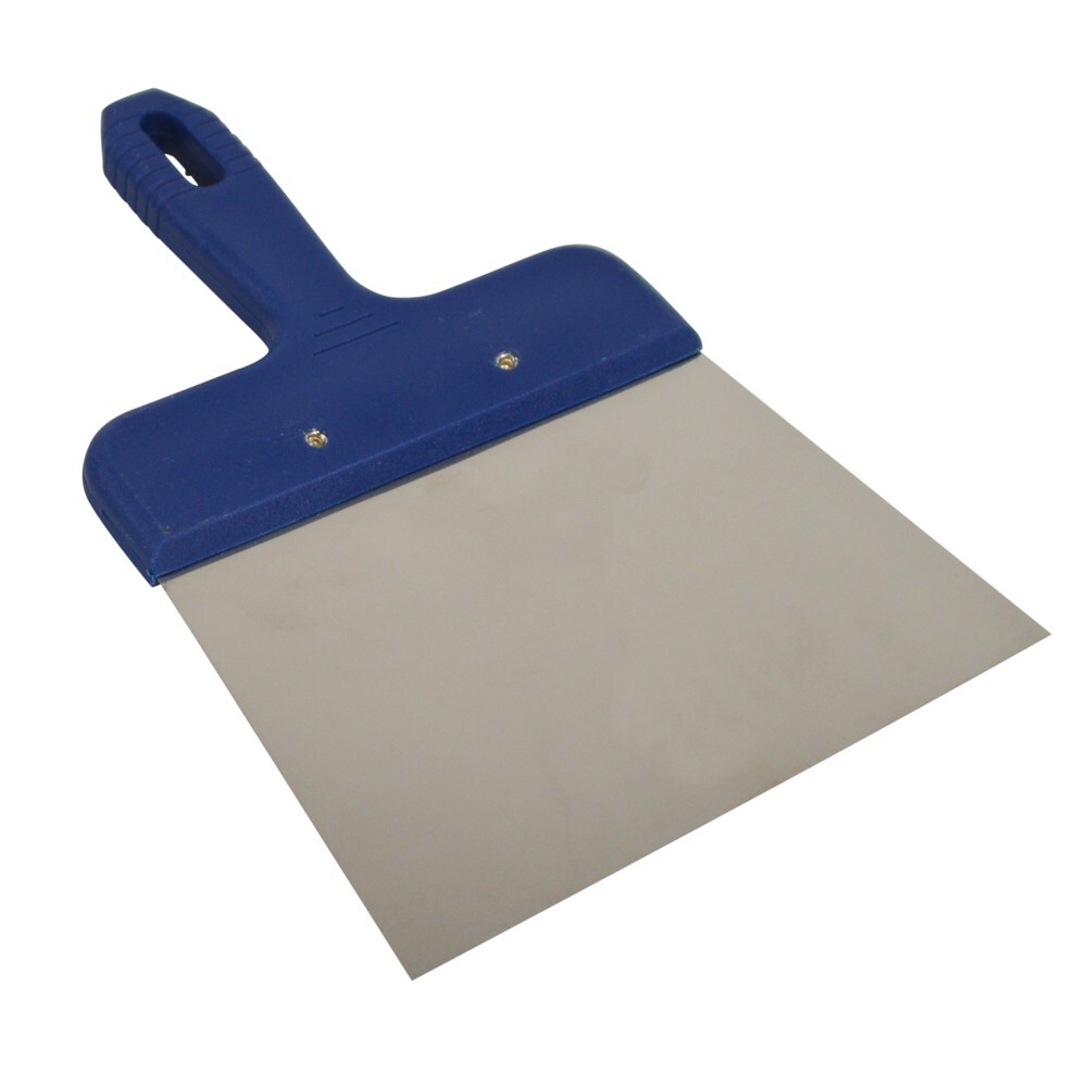 Quadratspachtel 160 mm Edelstahl mit Kunststoffgriff