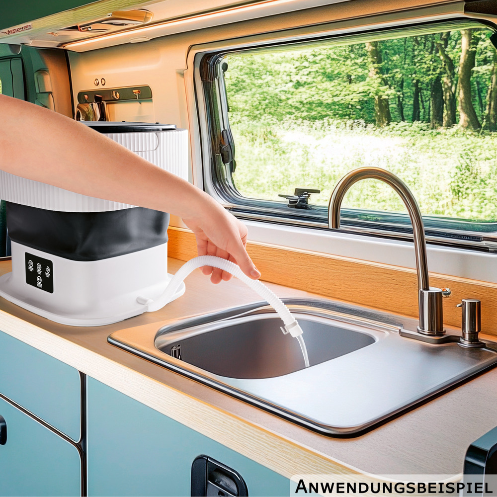 CLEANmaxx Mini-Waschmaschine 40W wei&szlig; image number 6