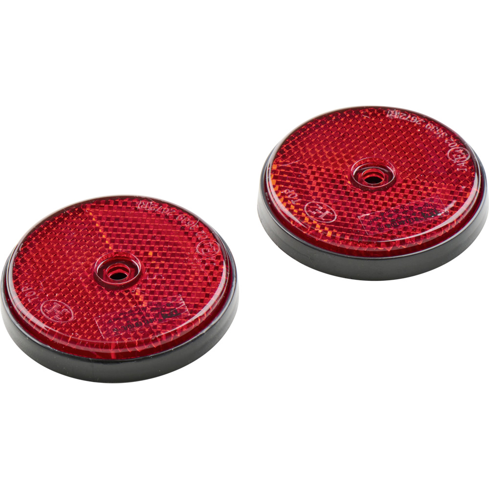 Reflektoren-Set &Oslash; 60 mm 2 St&uuml;ck in rot