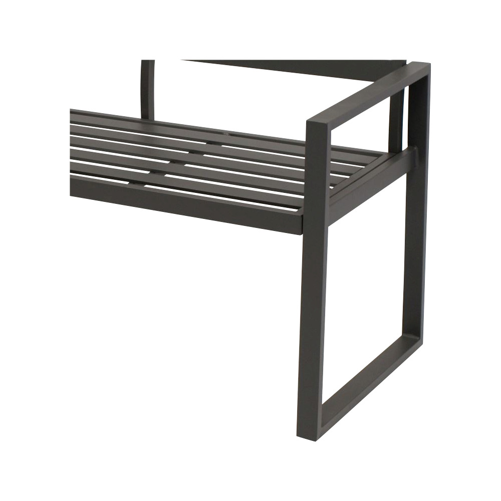 Gartenbank Atlanta 2-Sitzer, Aluminium, Dunkelgrau image number 2
