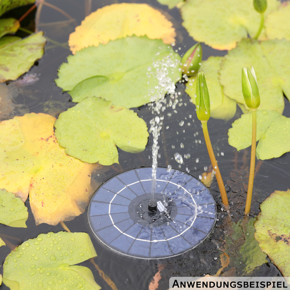 GERMANIA&reg; Solar Springbrunnen mit LED und Rotation image number 5
