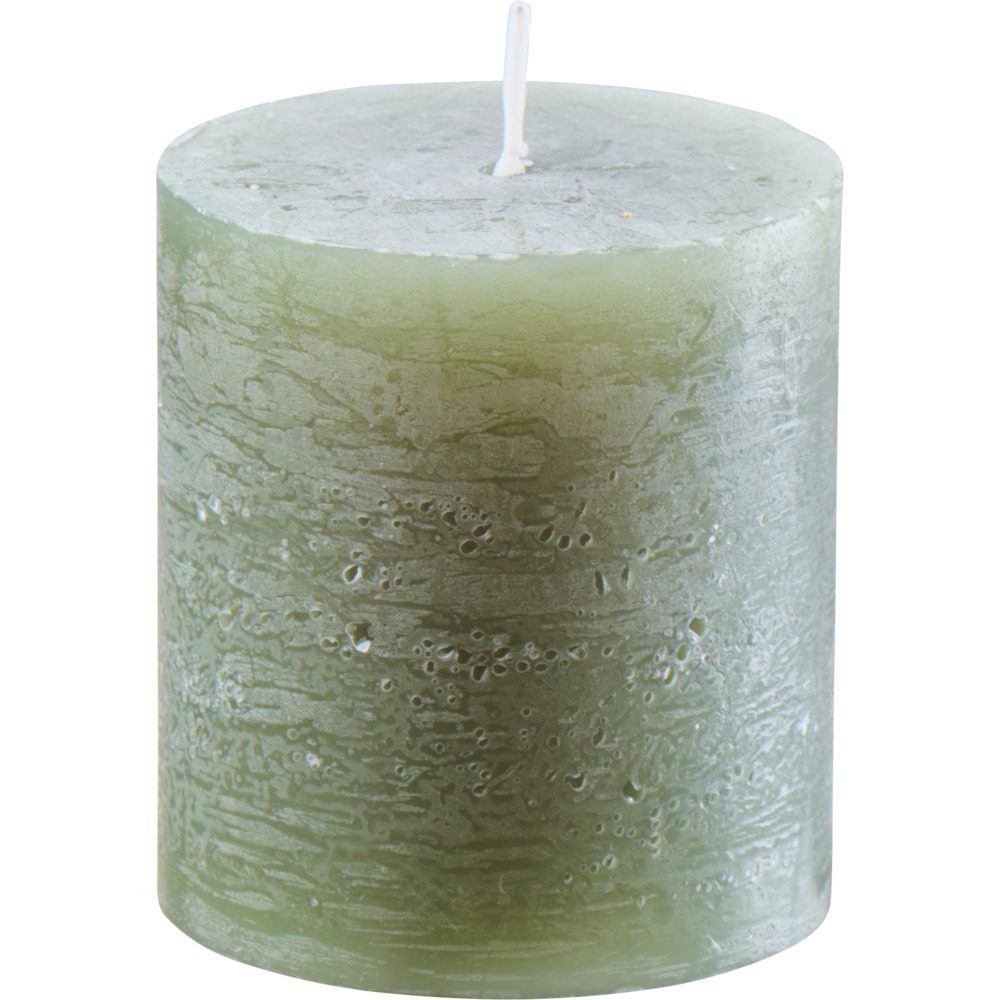 M&uuml;ller Polar Stumpenkerze 75 x &Oslash; 68 mm gr&uuml;n