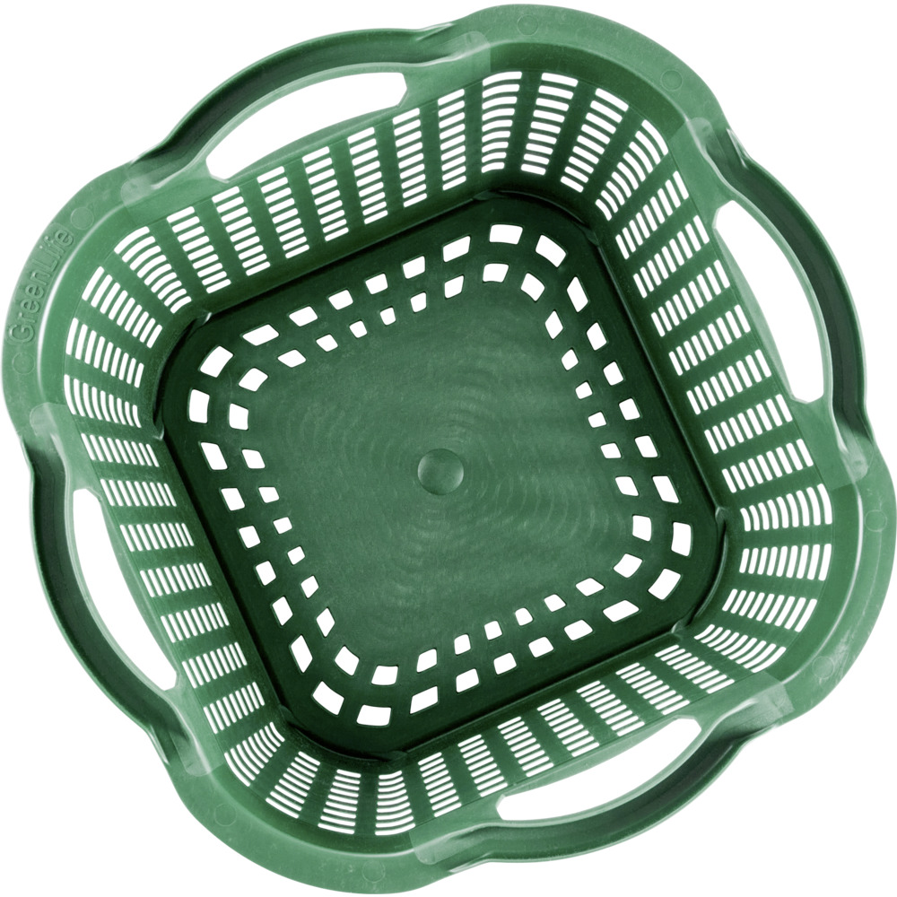 FISHBULL Universal-Korb 25 Liter aus gr&uuml;nem Kunststoff, drehstapelbar image number 1