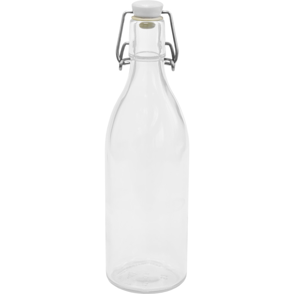 B&uuml;gelverschlussflasche rund 200 ml aus Glas
