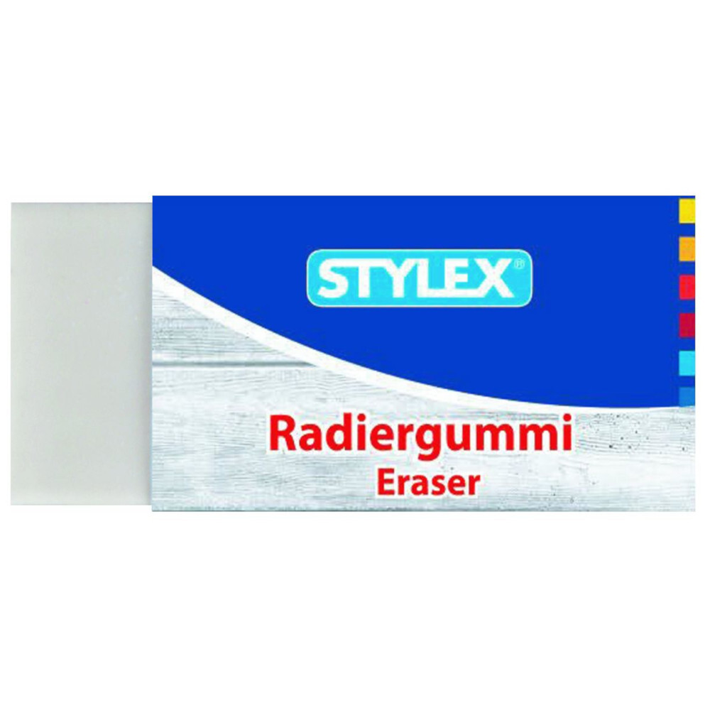 Radiergummi wei&szlig; 3 St&uuml;ck mit Pappbanderole image number 1