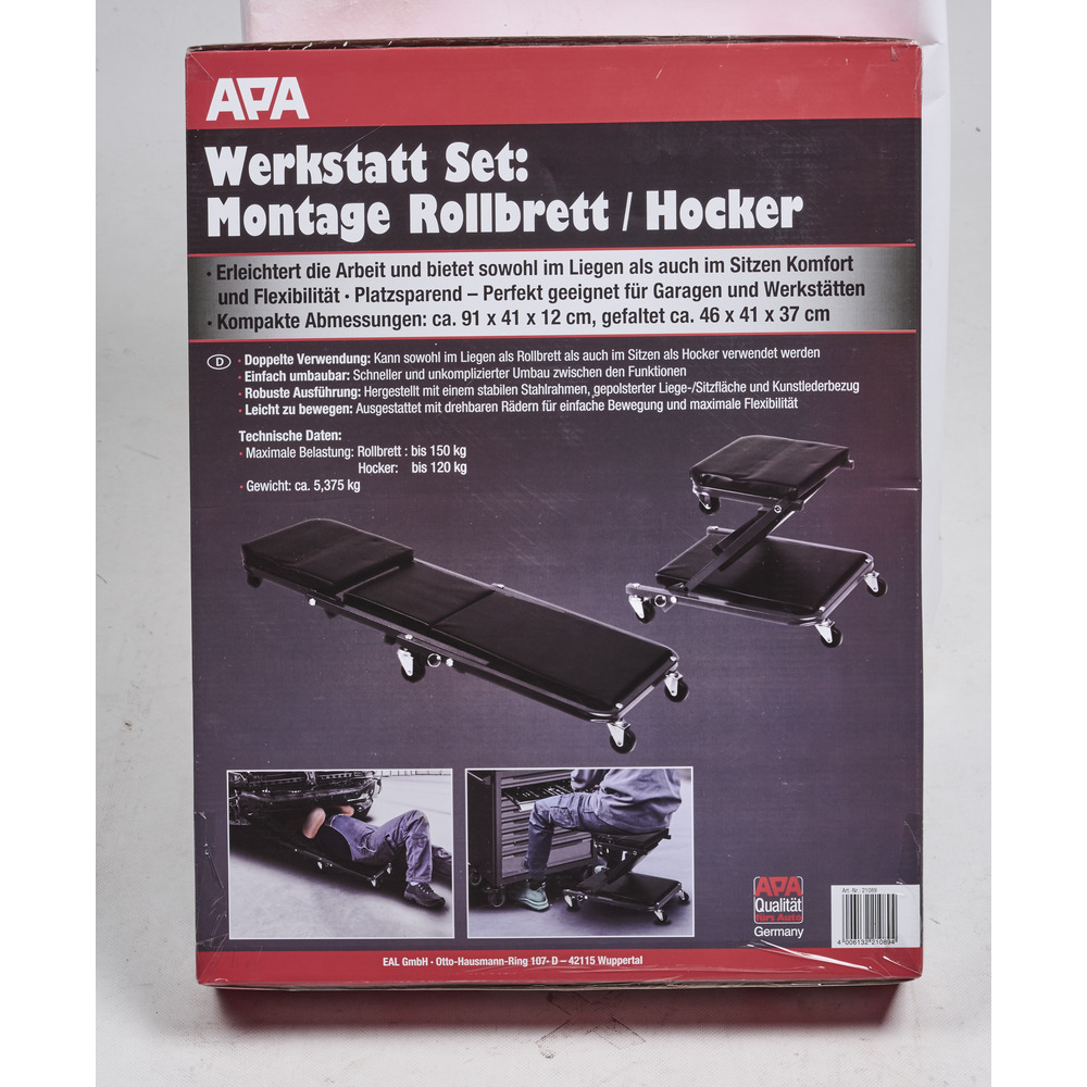 APA Montage Rollbrett/Hocker 2in1 image number 3