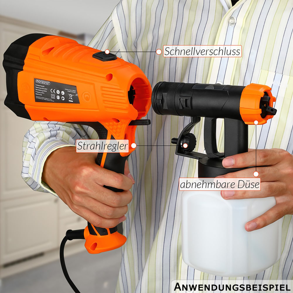 monzana&reg; Farbspr&uuml;hger&auml;t 500 Watt image number 10